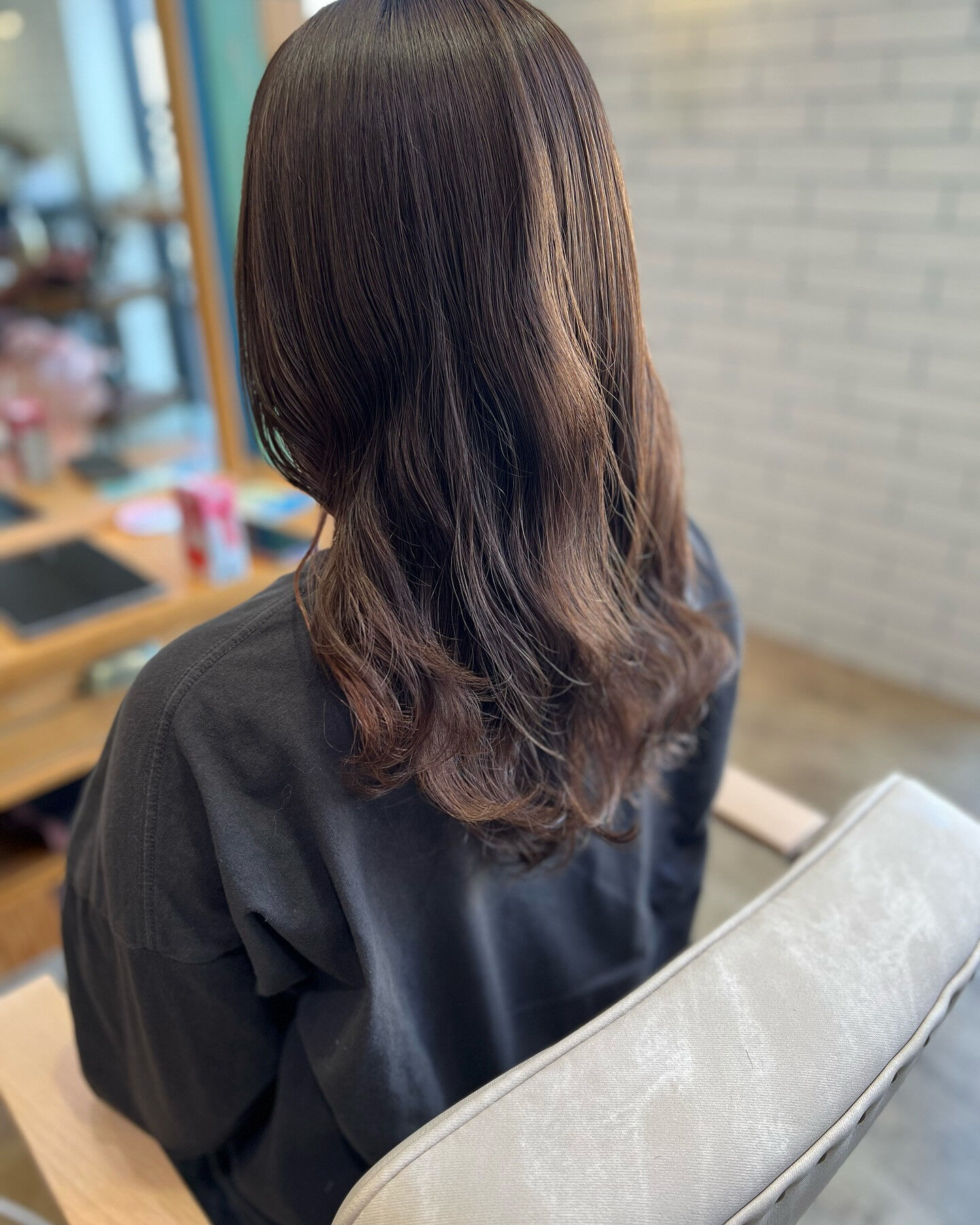 巻いた質感のパーマおまかせください🌱