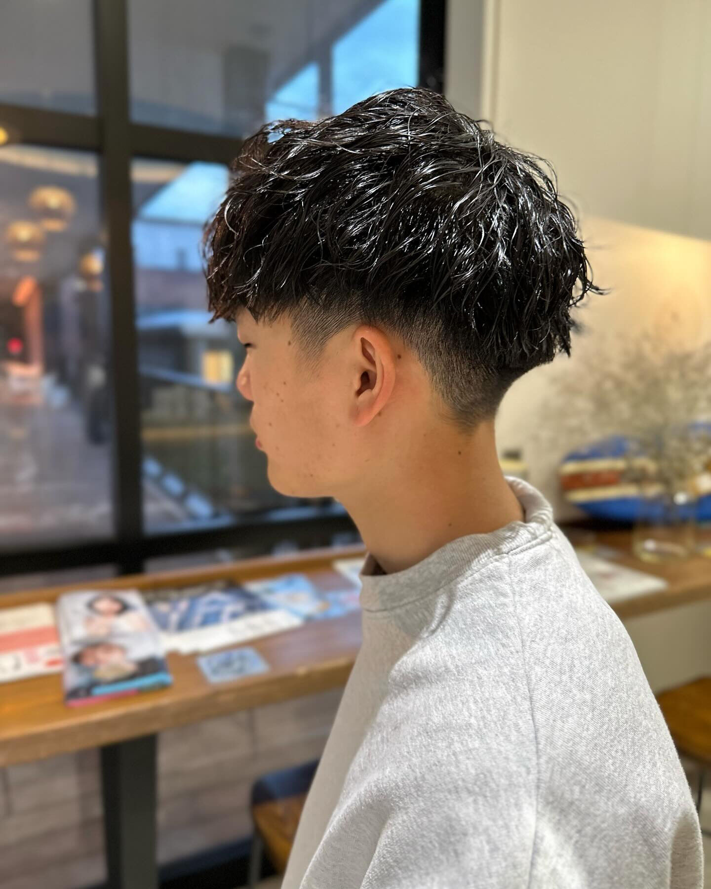 波スパイラルパーマ✨