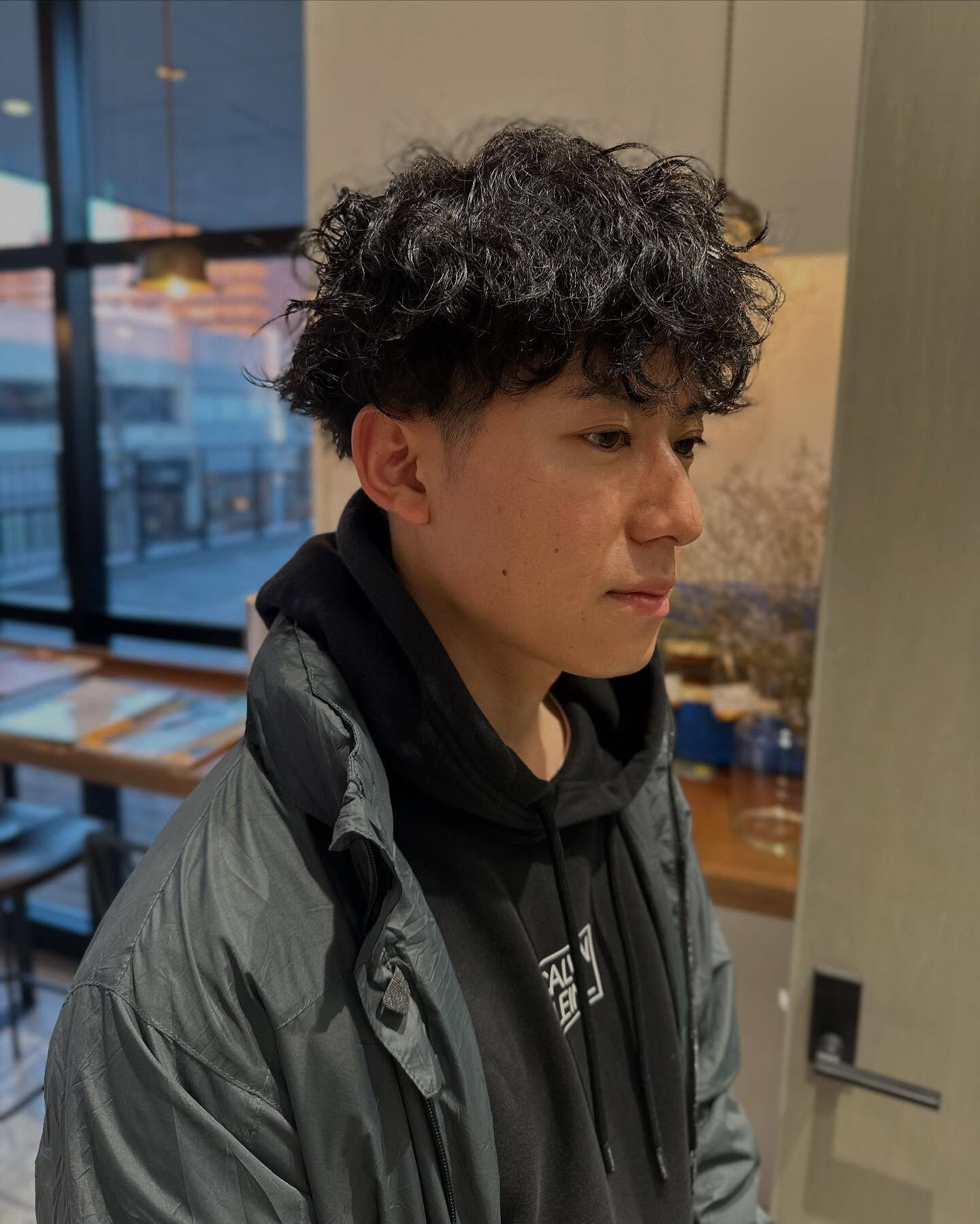 【波パーマ】