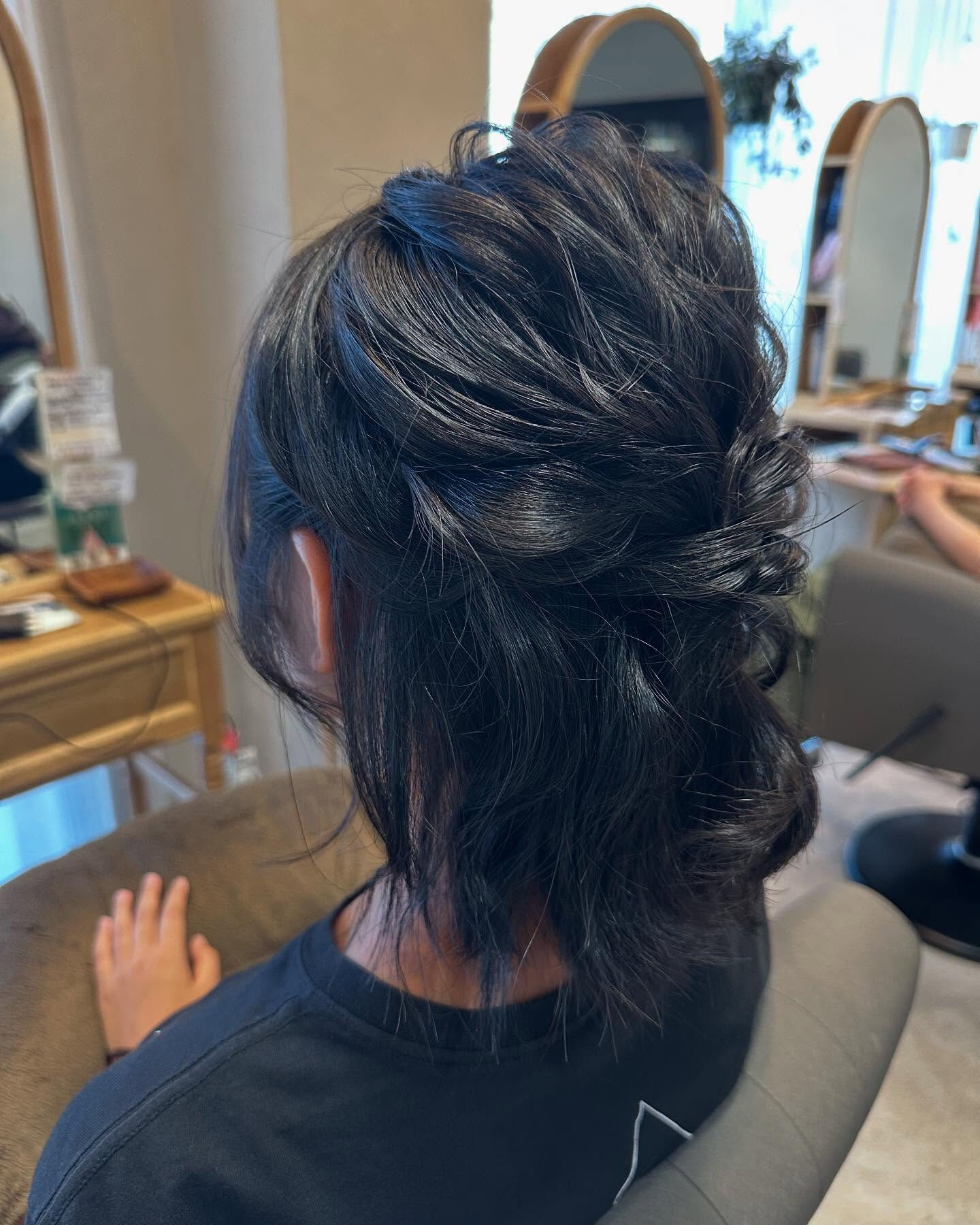 ハーフアップアレンジ🎀