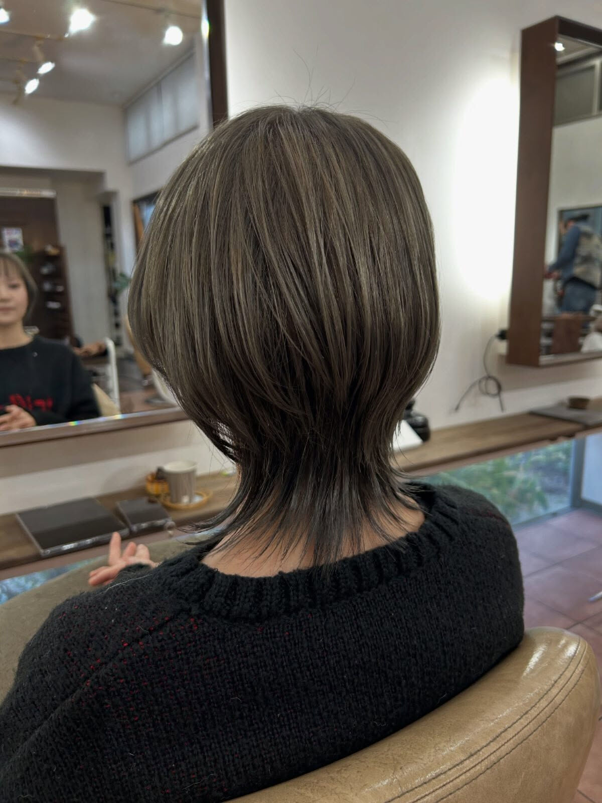 総社美容院　グレージュカラー