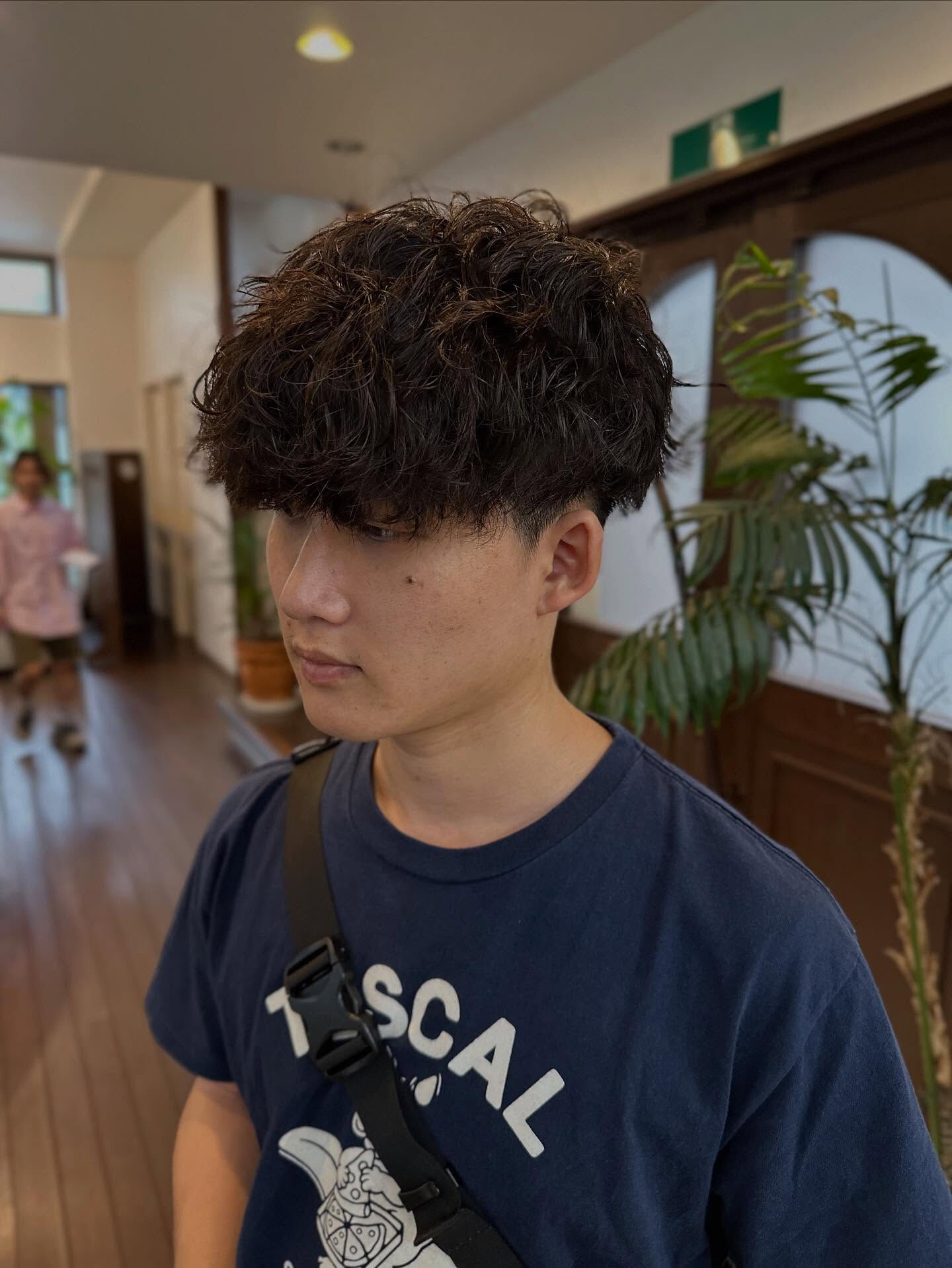 【波マッシュパーマ】
