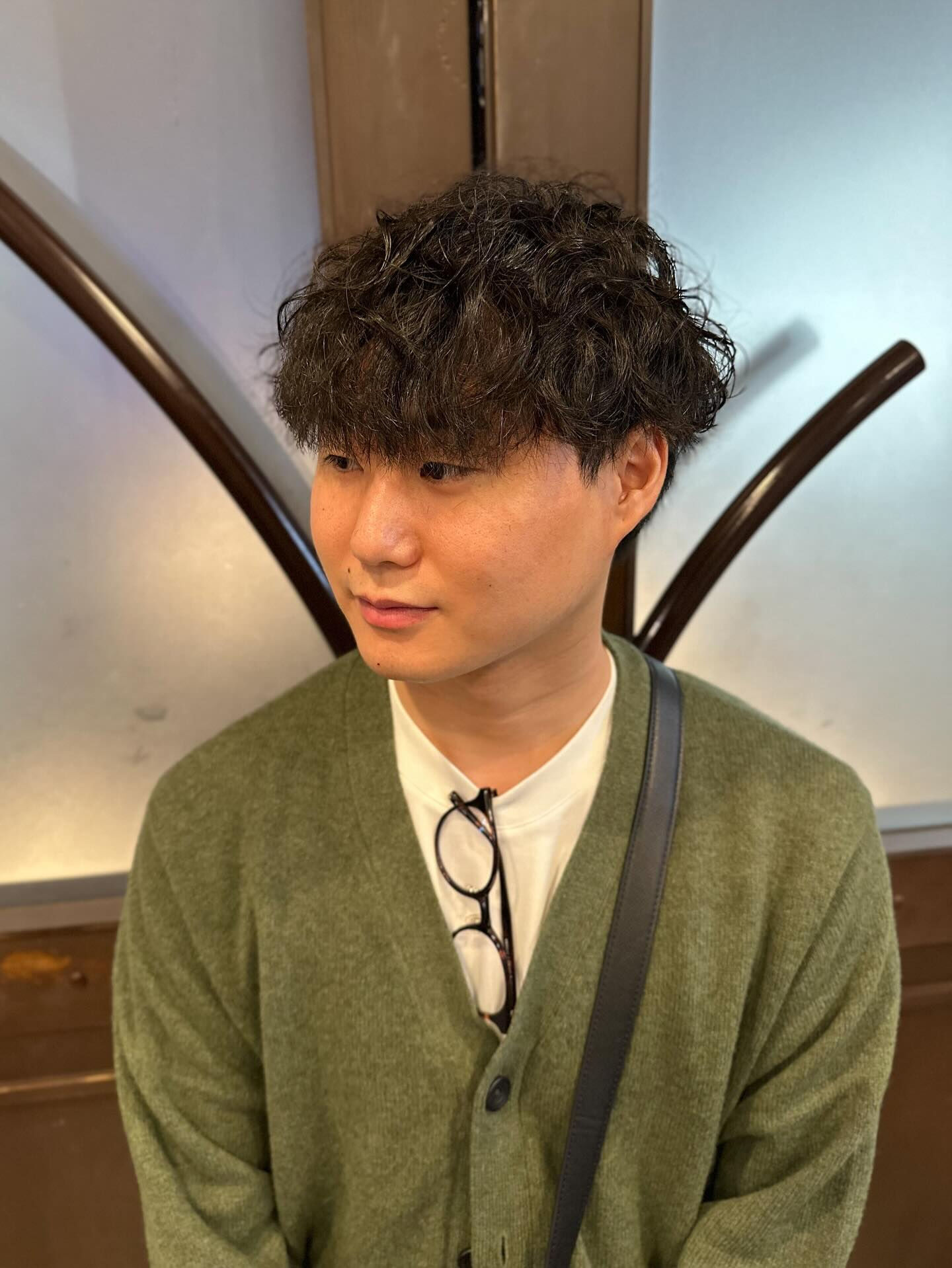 【波マッシュパーマ】
