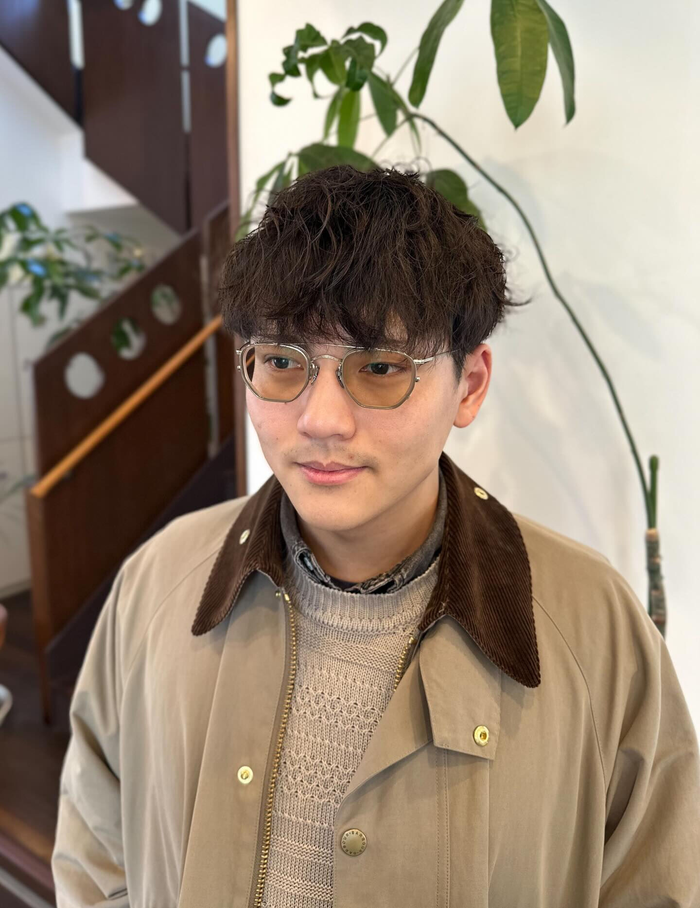 【ショートマッシュパーマ】