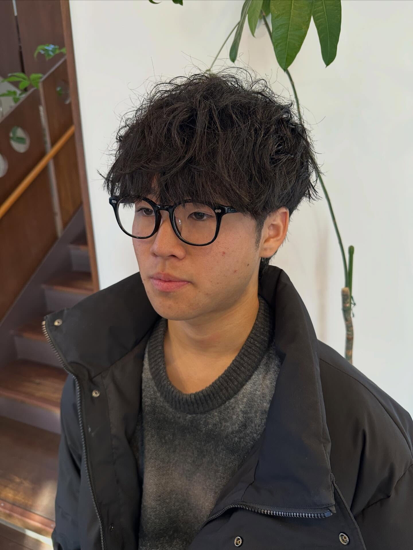 【マッシュ波パーマ】